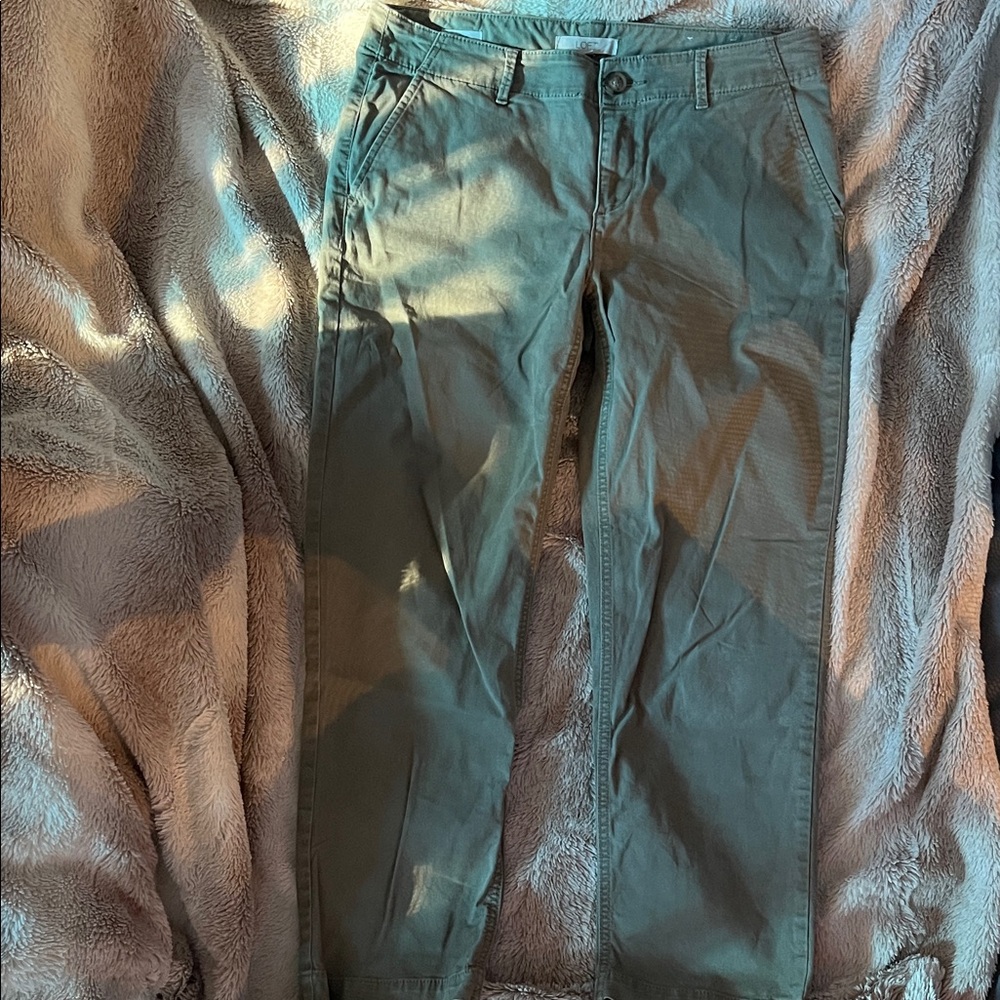 Loft Women’s Green Slim Pants in size 6